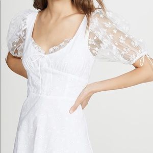 For Love & Lemons Felix Cotton Mini Dress
